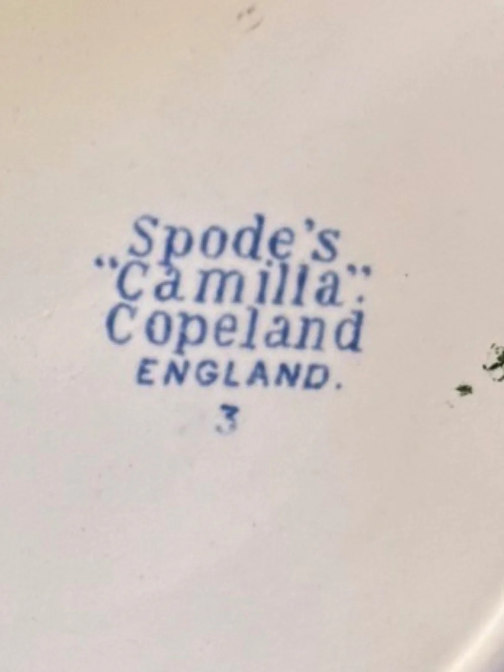 Spode Camilla Blue Scalloped Earthenware Plate 7 1/2